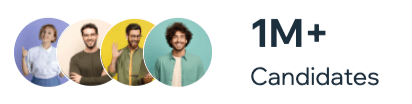 1M+ candidates network